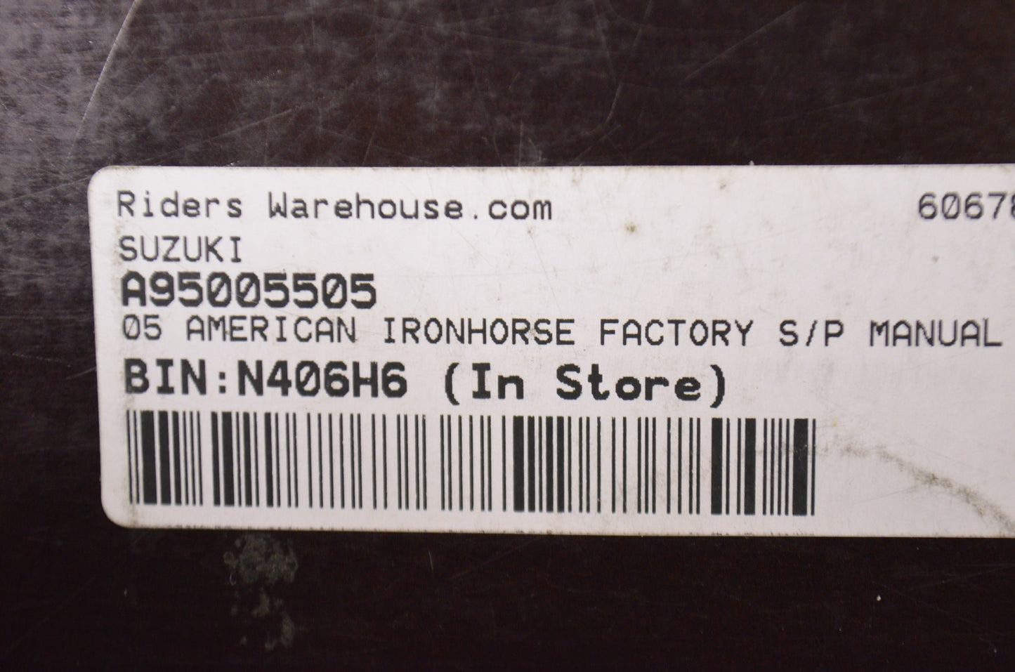 American Ironhorse Factory Service and Parts Manual 05
