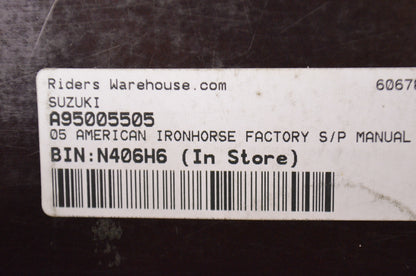 American Ironhorse Factory Service and Parts Manual 05
