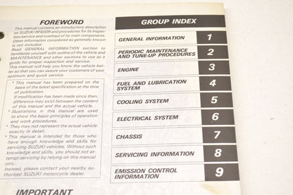 OEM Suzuki 99500-35031-03E RF600R Service Manual