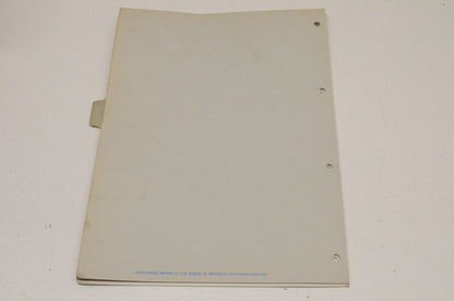 OEM Suzuki 99000-85801-2E3 GS750E Supplementary Service Manual GS750E