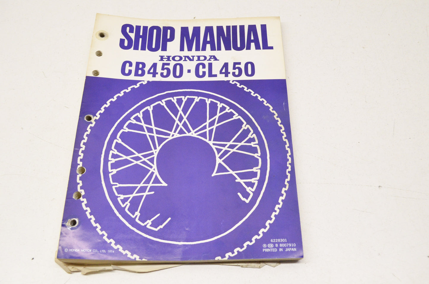 OEM Honda 6228301 Service Manual CB/CL450K-K7