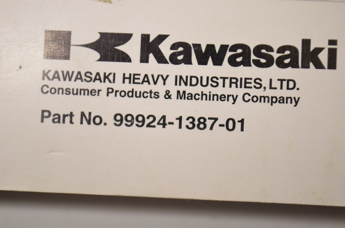 OEM Kawasaki 99924-1387-01 Service Manual VN2000J