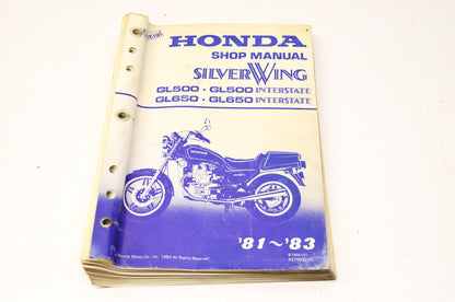 OEM Honda 61MA101 Service Manual 81/83 GL500
