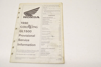 OEM Honda 17008909, MSV 4838 (8909) Provisional Service Information 90 Goldwing GL1500