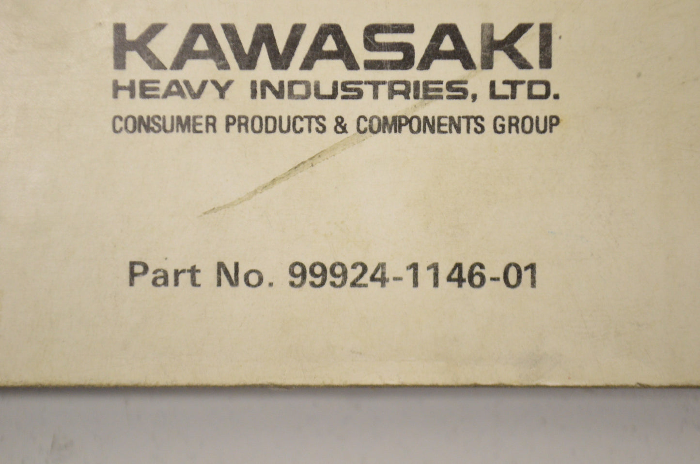 OEM Kawasaki 99924-1146-01 Service Manual KAF300A/B/C/D