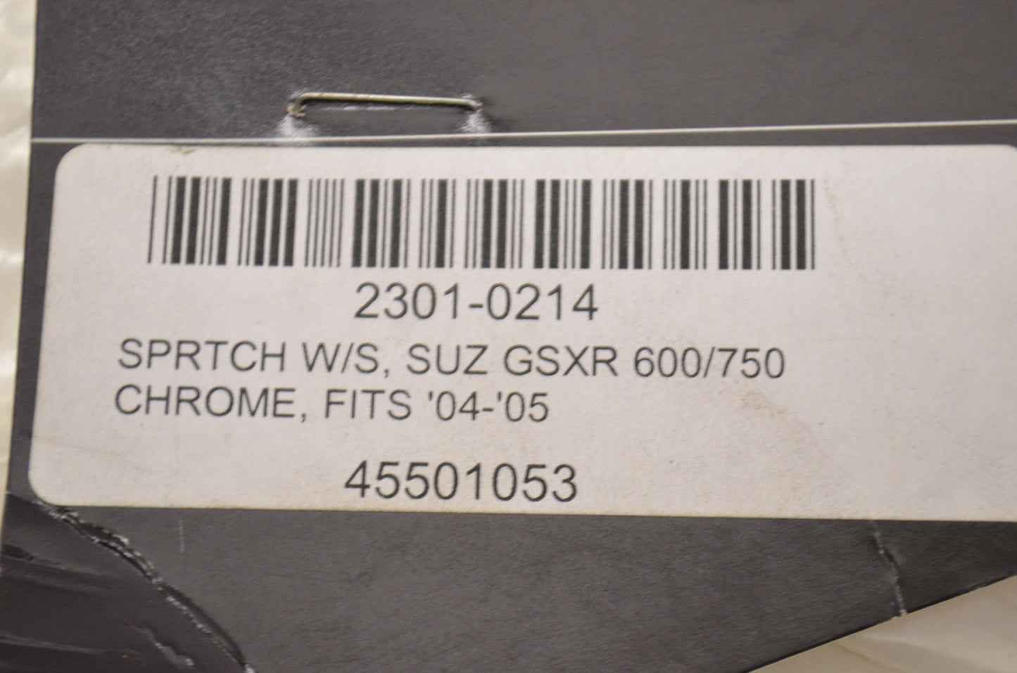 Windscreen Chrome 04-05 Suzuki GSXR 600/750 NOS