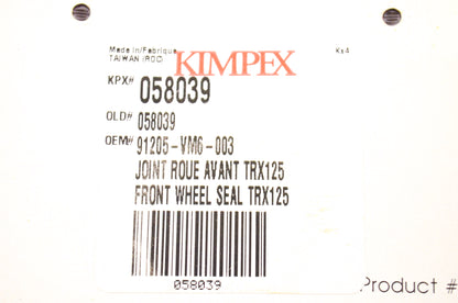 Front Wheel Seal NOS