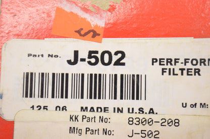 Perf-Form J-502, 8300-208 Spin on Oil Filter Honda NOS