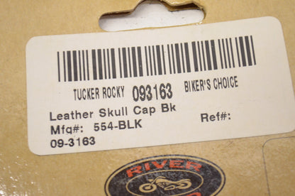 River Road 93163, 093163 Leather Skull Cap NOS