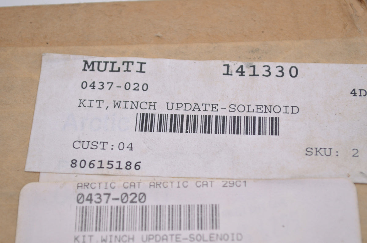 OEM Arctic Cat 0437-020, 62823 Winch Solenoid Update Kit NOS