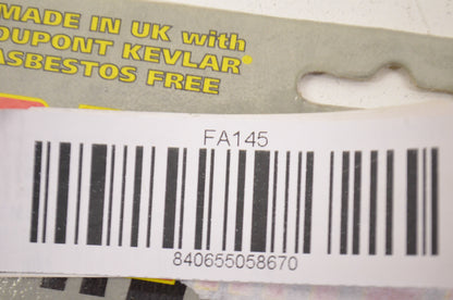 Premier FA145 , 840655058670, PR145 Brake Pad Kit NOS