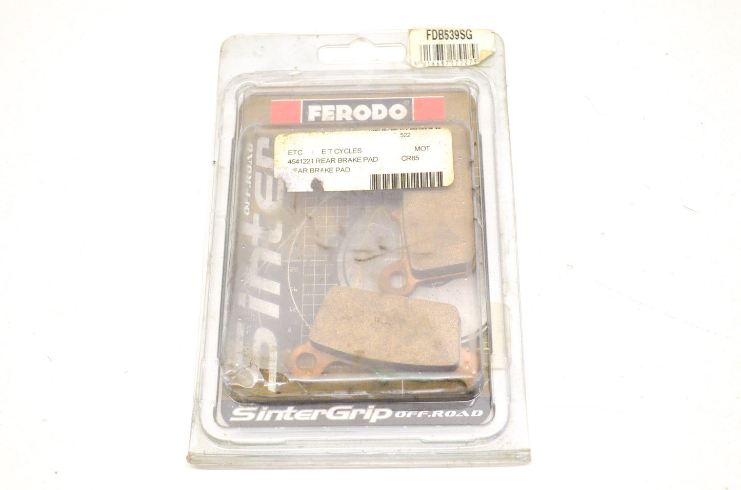 Ferodo FDB539SG, 4541221 Brake Pad Kit NOS