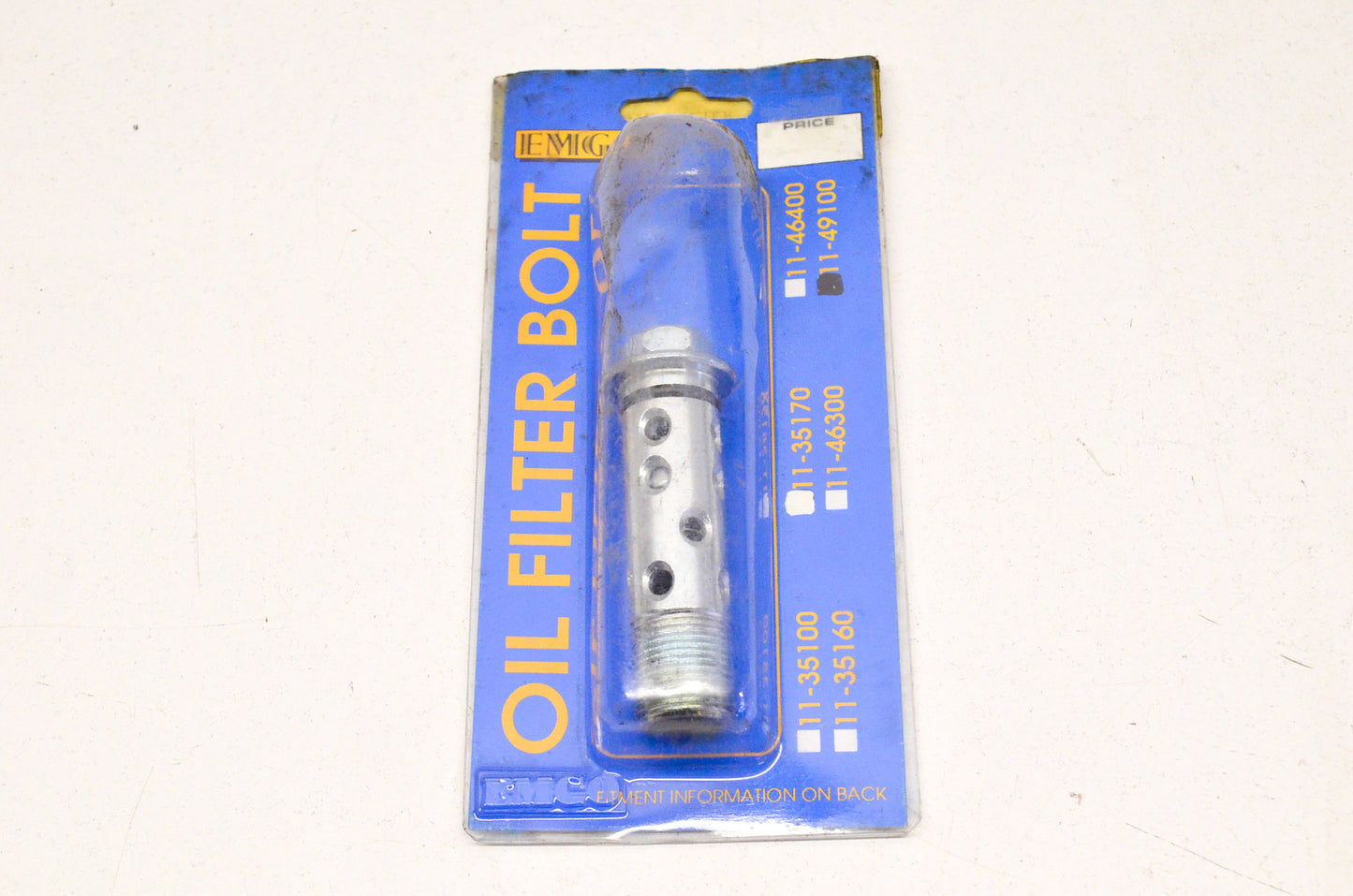 New Emgo Oil Filter Bolt NOS