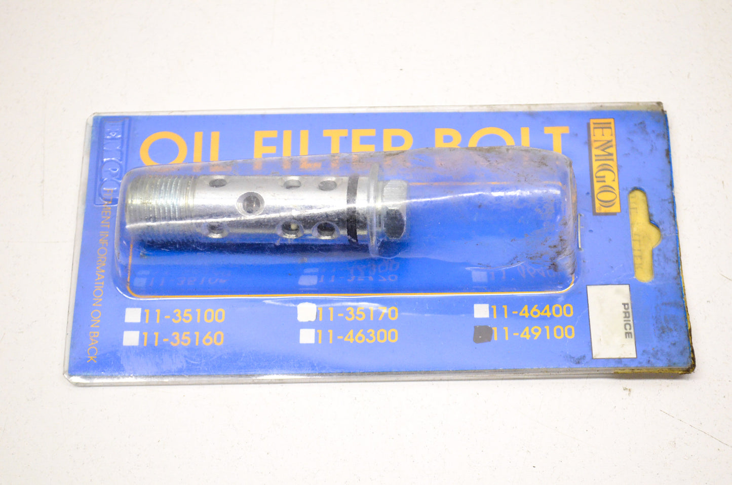 New Emgo Oil Filter Bolt NOS