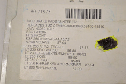 EMGO 90-71975, 59100-43810 Brake Pad Kit Suzuki NOS