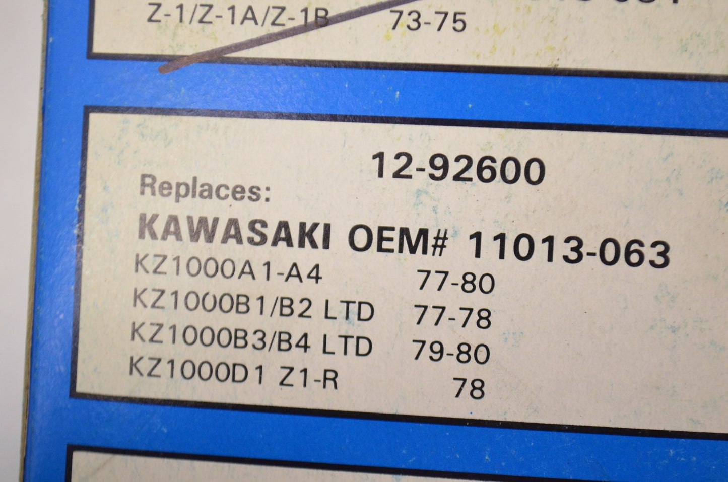 EMGO 12-92600, 7300-224 Air Filter Kawasaki NOS