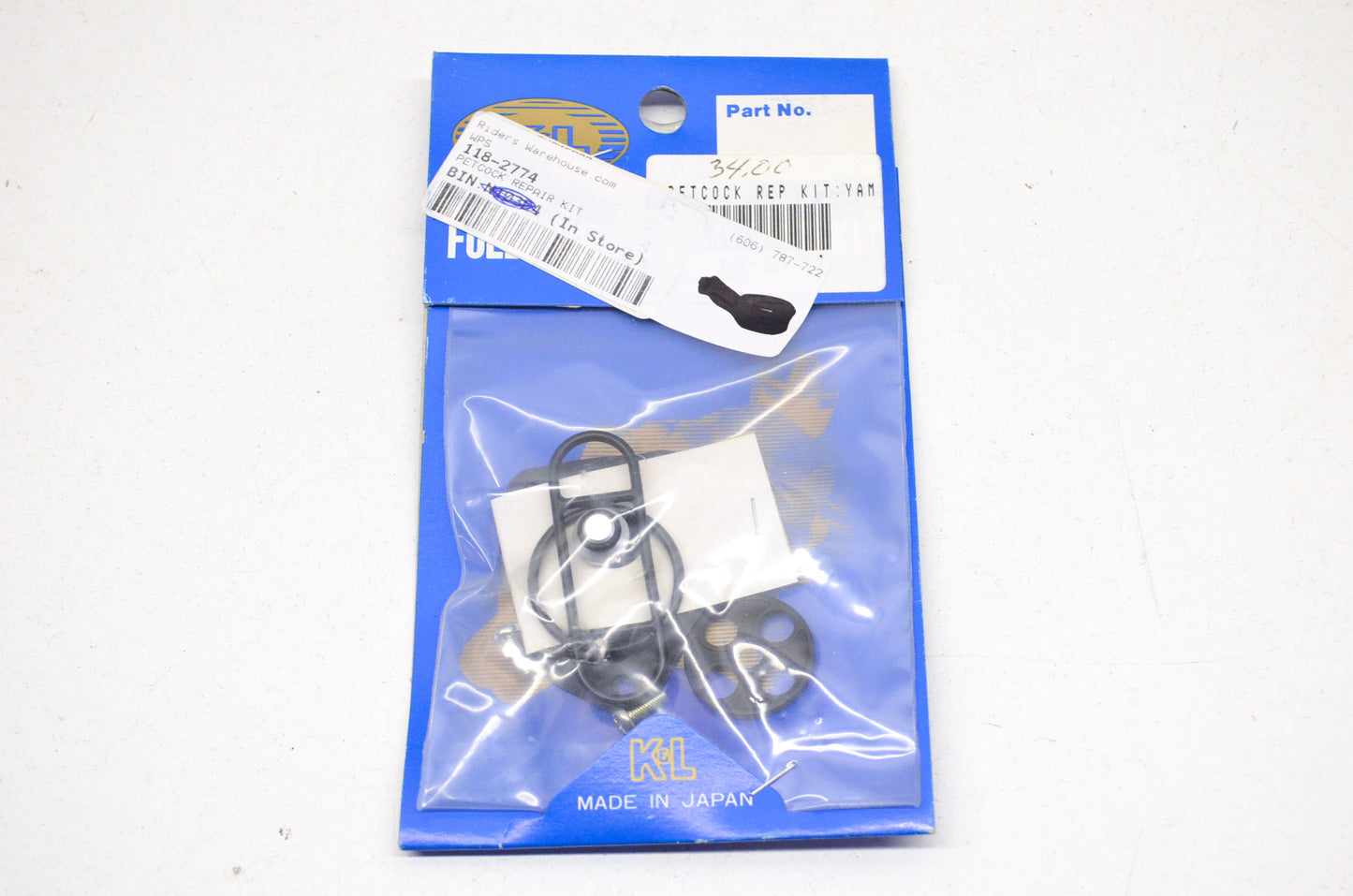 K&L 118-2774 Petcock Repair Kit NOS