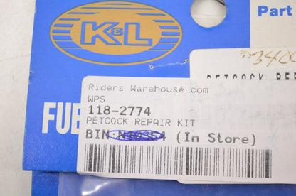 K&L 118-2774 Petcock Repair Kit NOS