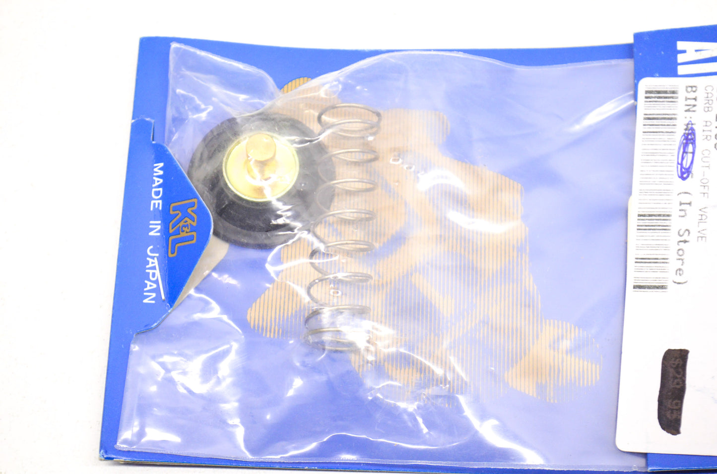 Carburetor Air Cut-Off Valve and Spring Kawasaki NOS