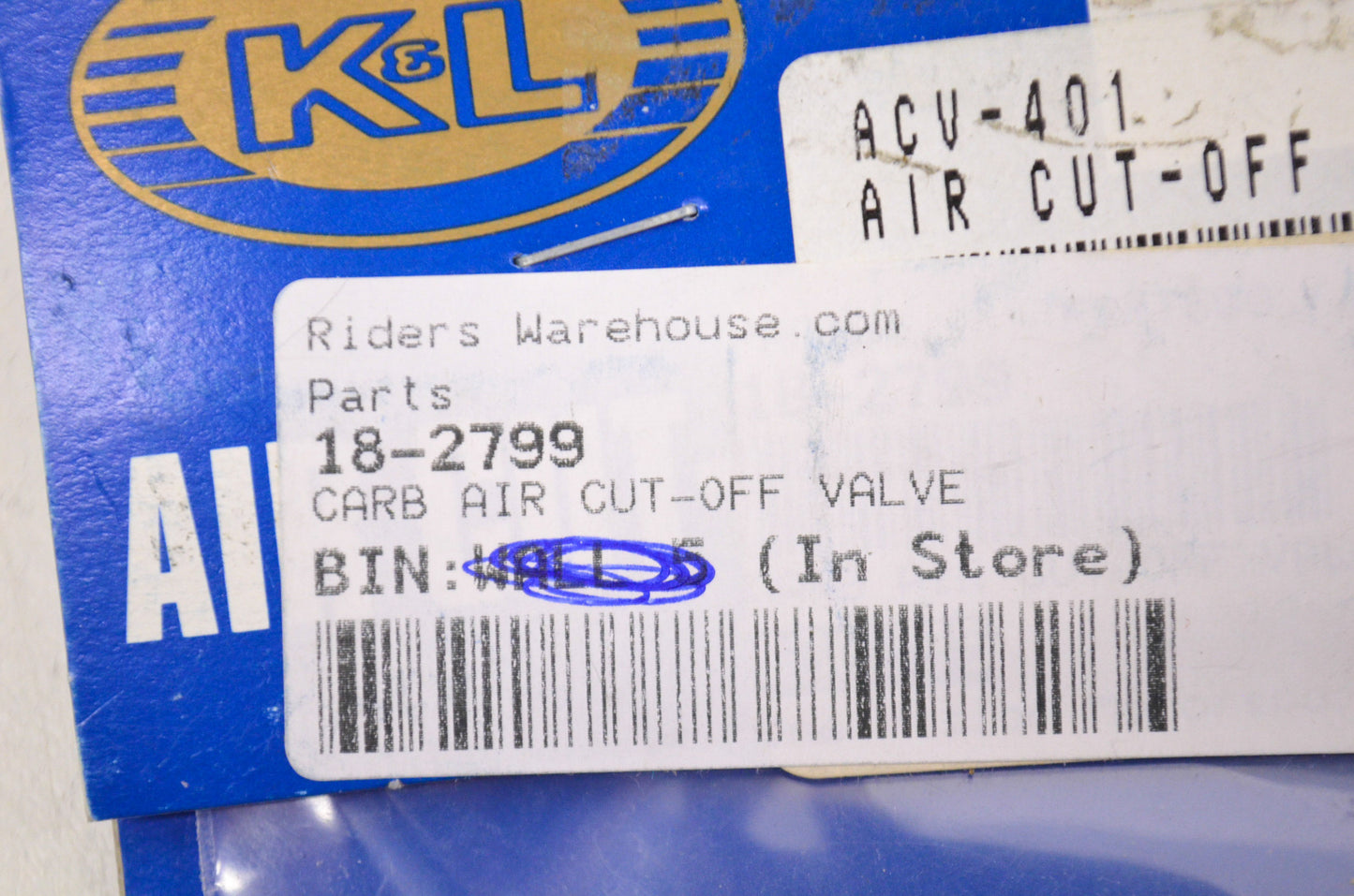 Carburetor Air Cut-Off Valve and Spring Kawasaki NOS
