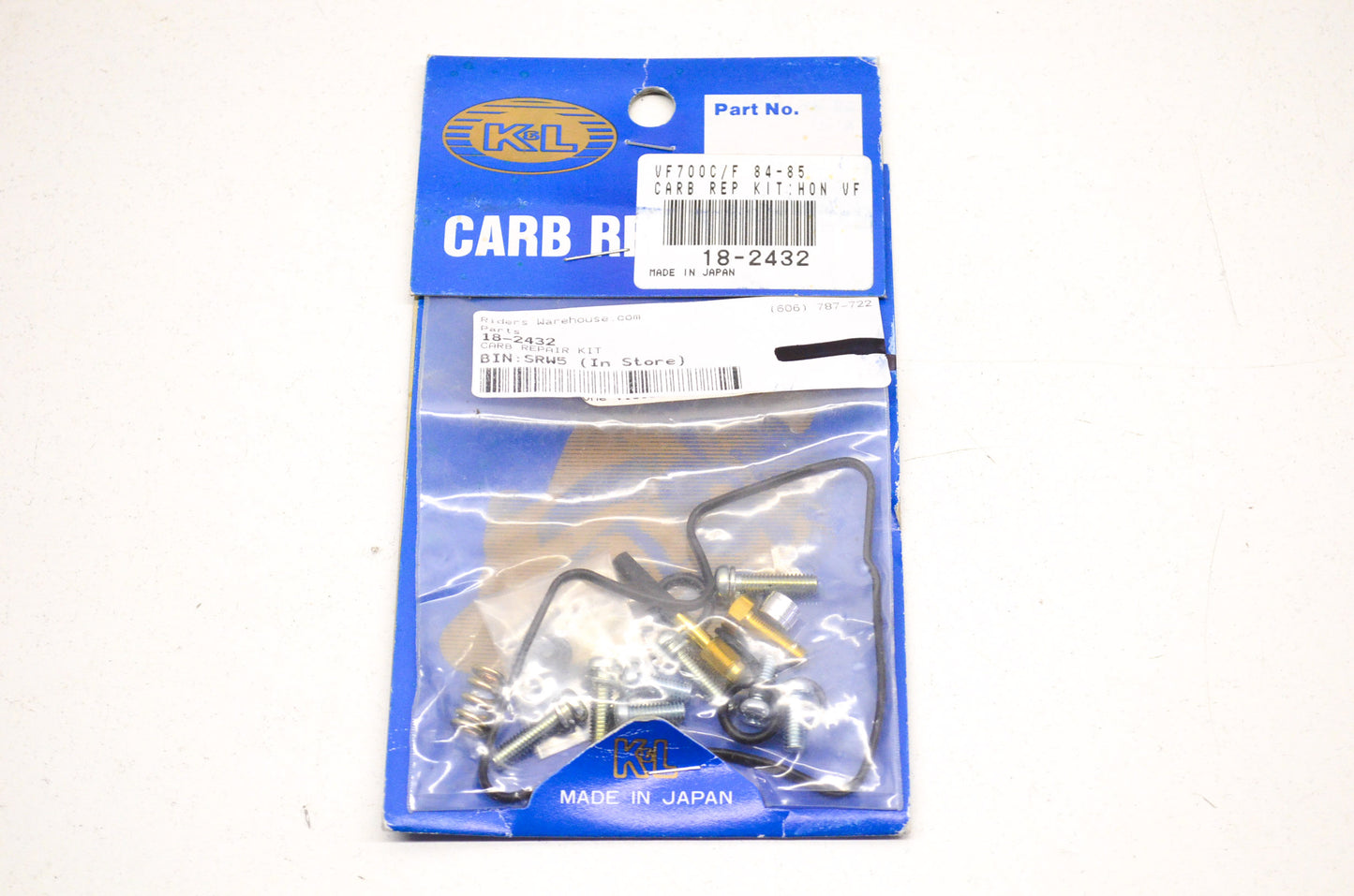 K&L 18-2432 Carburetor Repair Kit NOS