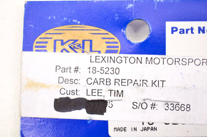 New K&L Carburetor Repair Kit NOS