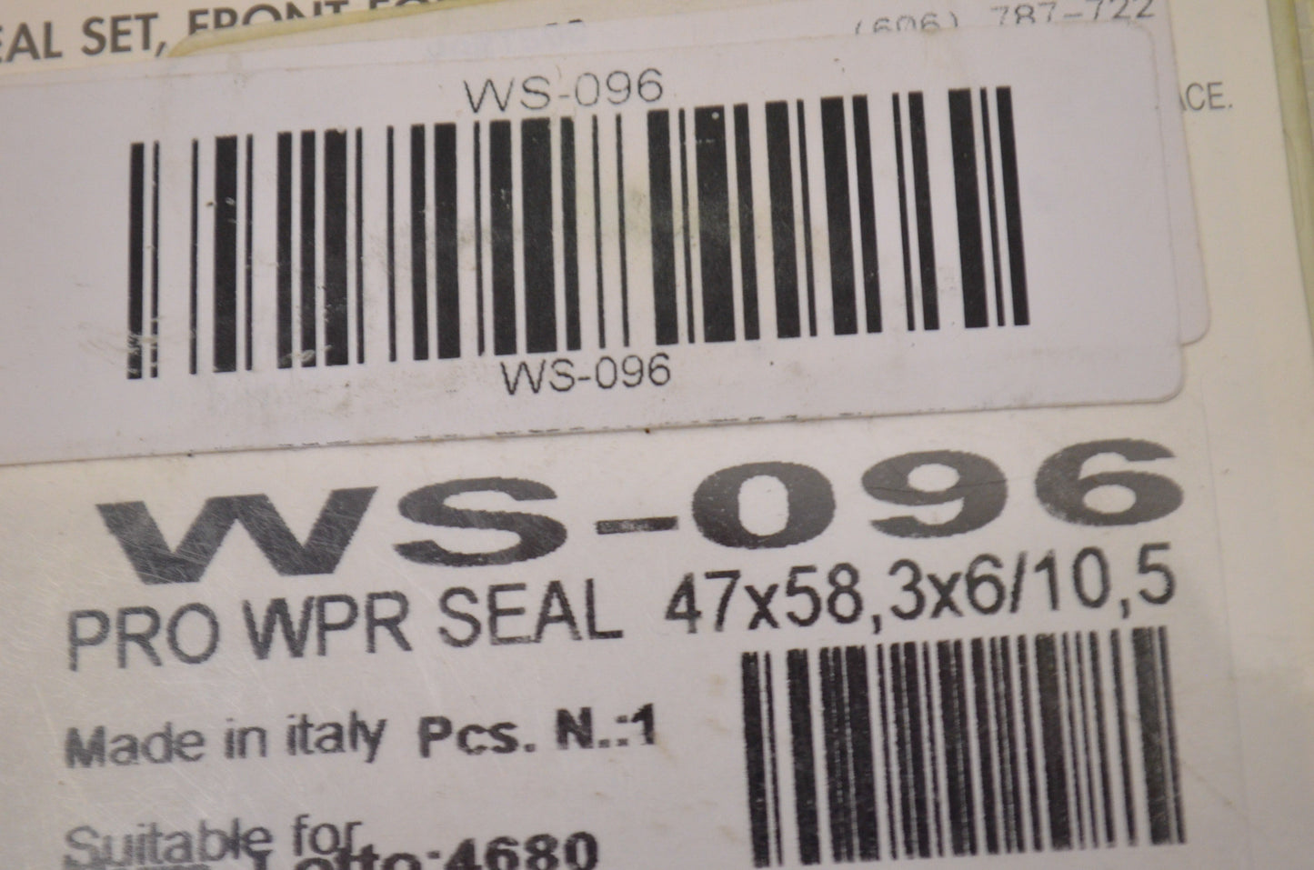 Parts Unlimited WS-096 Front Fork Seal Kit NOS