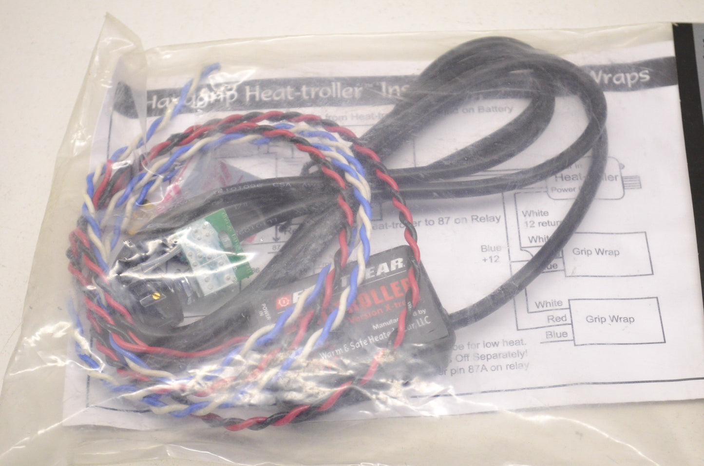 First Gear 512823, 51-2823 Semi-Mounted Single Heated Hand Grip NOS