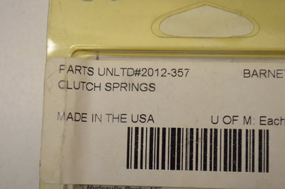 Barnett 2012-357, MT-45-5 Clutch Spring Qty 5 NOS