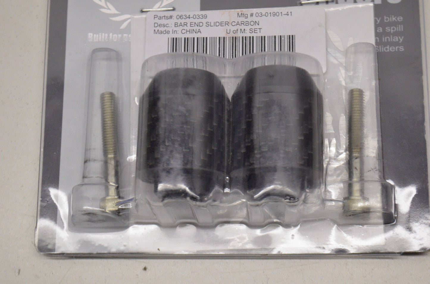 PSR-USA 0634-0339, 03-01901-41, 925-1319 Bar End Sliders 11-12 Honda CBR250R NOS