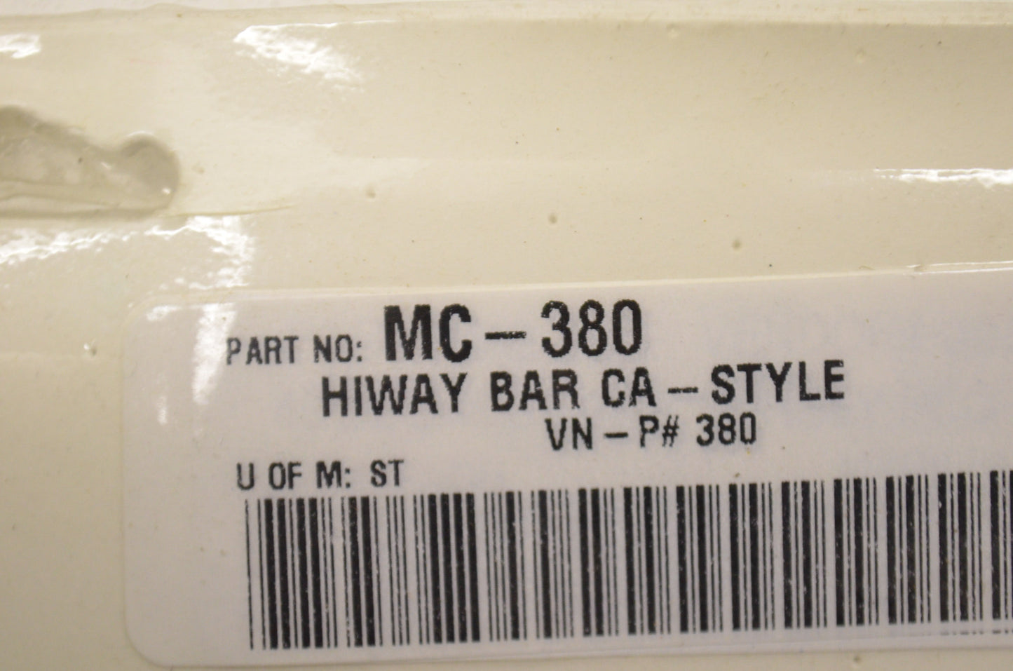 MC Enterprises MC-380 California Style Hi Way Bars NOS