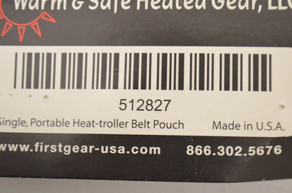 New Firstgear Single Portable Heat Belt Pouch NOS