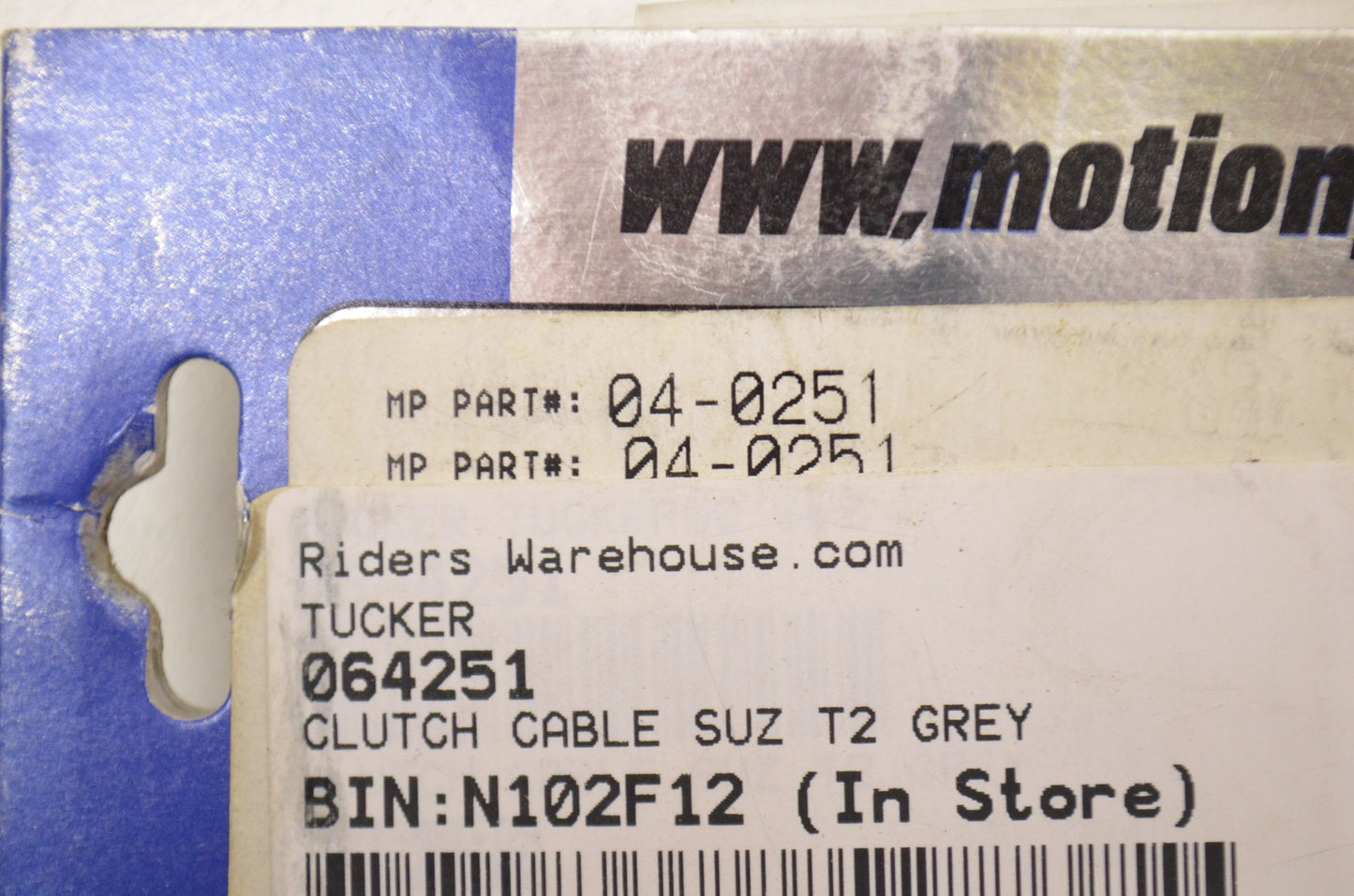 Motion Pro 04-0251, 64251 T2 Clutch Cable Suzuki NOS