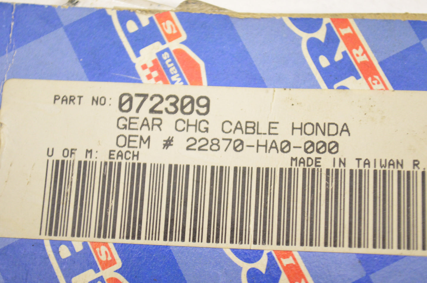 LeMans Pro Series 072309, 22870-HA0-000 Gear Change Cable Honda NOS