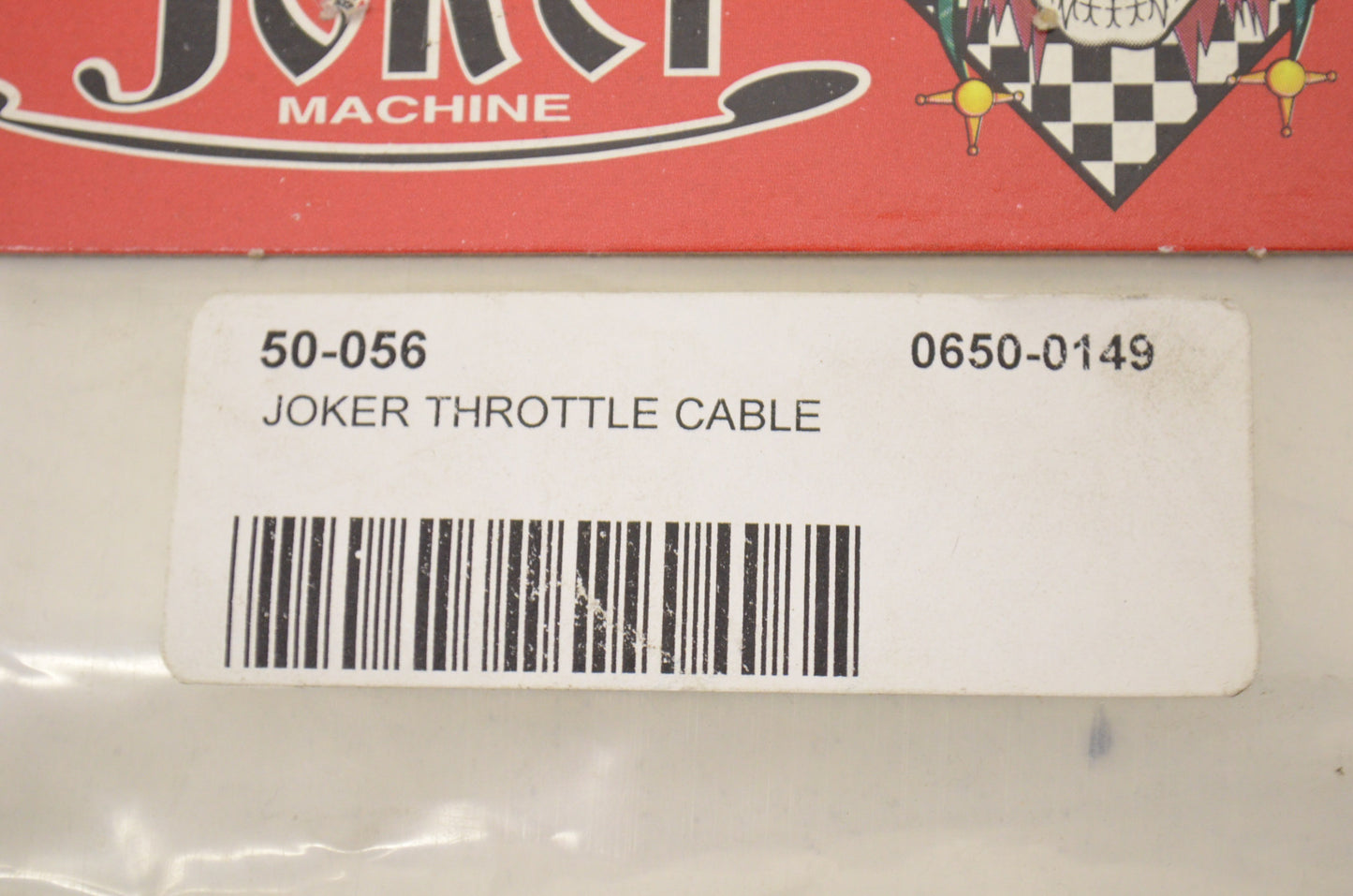 New Joker Machine Throttle Cable NOS