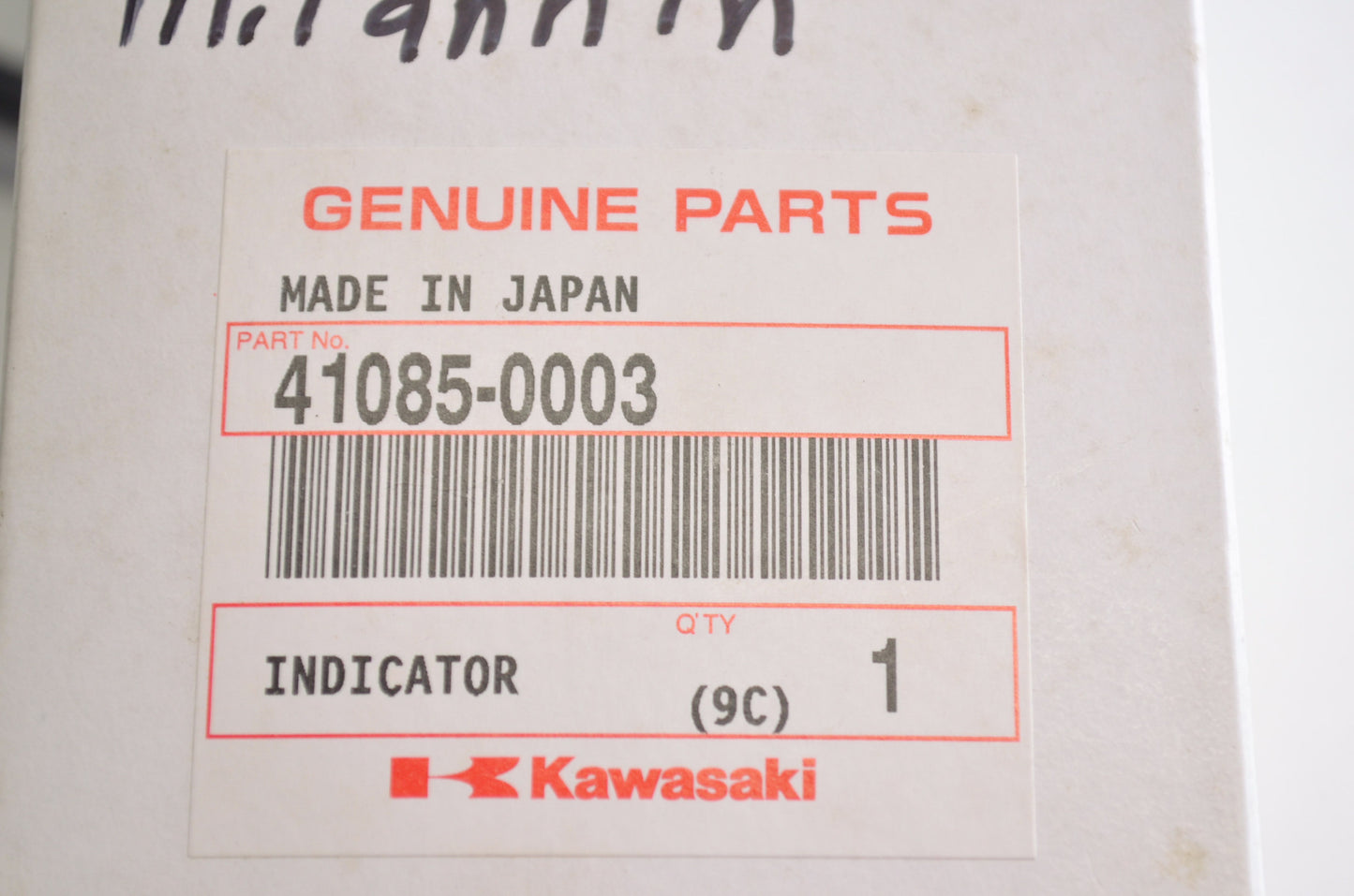 OEM Kawasaki 41085-0003 Indicator NOS