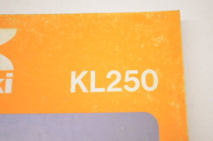OEM Kawasaki 99924-1024-03 Service Manual KL250A3/B/C
