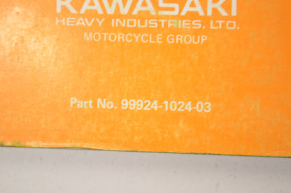 OEM Kawasaki 99924-1024-03 Service Manual KL250A3/B/C