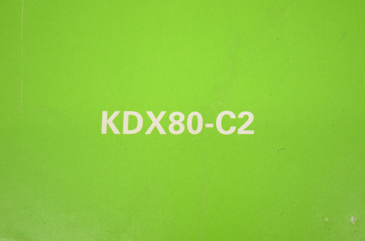 OEM Kawasaki 99920-1293-01 Owner's & Service Manual KDX80C2