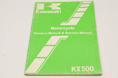 OEM Kawasaki 99920-1365-01 Owner's & Service Manual KX500C1