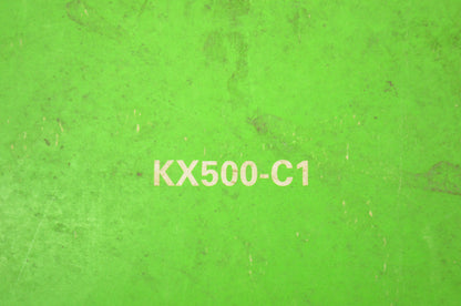 OEM Kawasaki 99920-1365-01 Owner's & Service Manual KX500C1