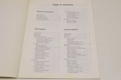 OEM Kawasaki 99924-1136-51 Service Manual Supplement KDX200E