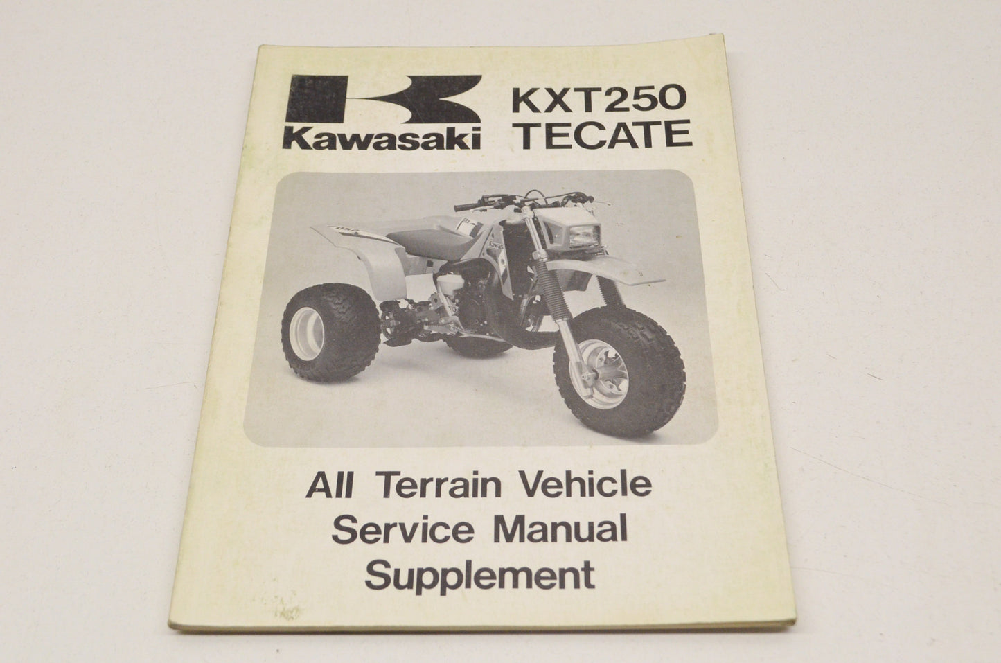 OEM Kawasaki 99924-1068-51 Service Manual Supplement KXT250B