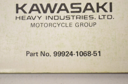 OEM Kawasaki 99924-1068-51 Service Manual Supplement KXT250B