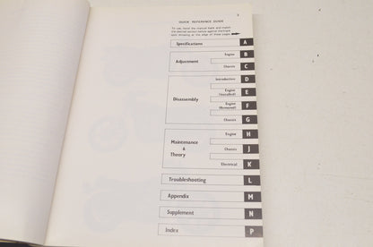 OEM Kawasaki 99924-1001-03 Service Manual KZ650
