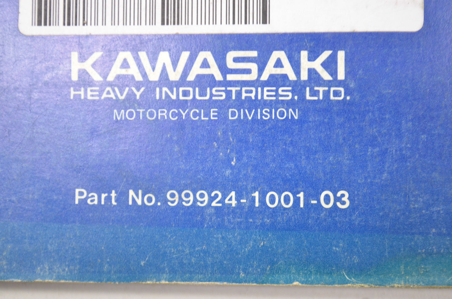 OEM Kawasaki 99924-1001-03 Service Manual KZ650