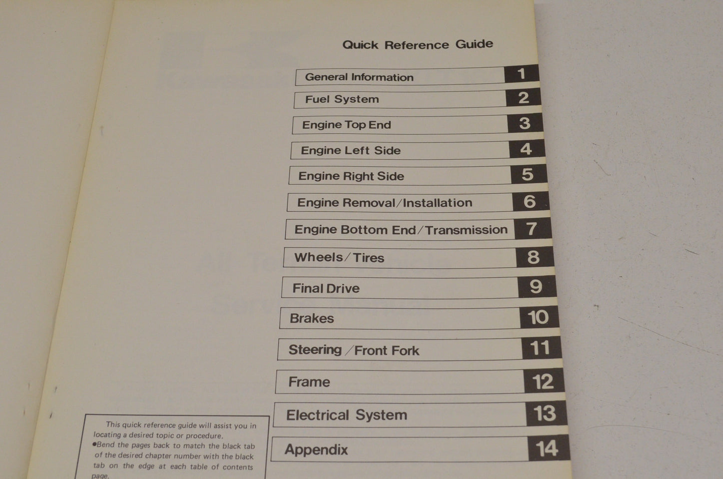 OEM Kawasaki Service Manual 85 KLT160