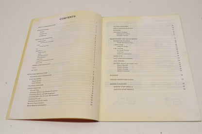 OEM Kawasaki Owner's Manual GA1800A, GA2300A, GA3200A, GA3200A-S