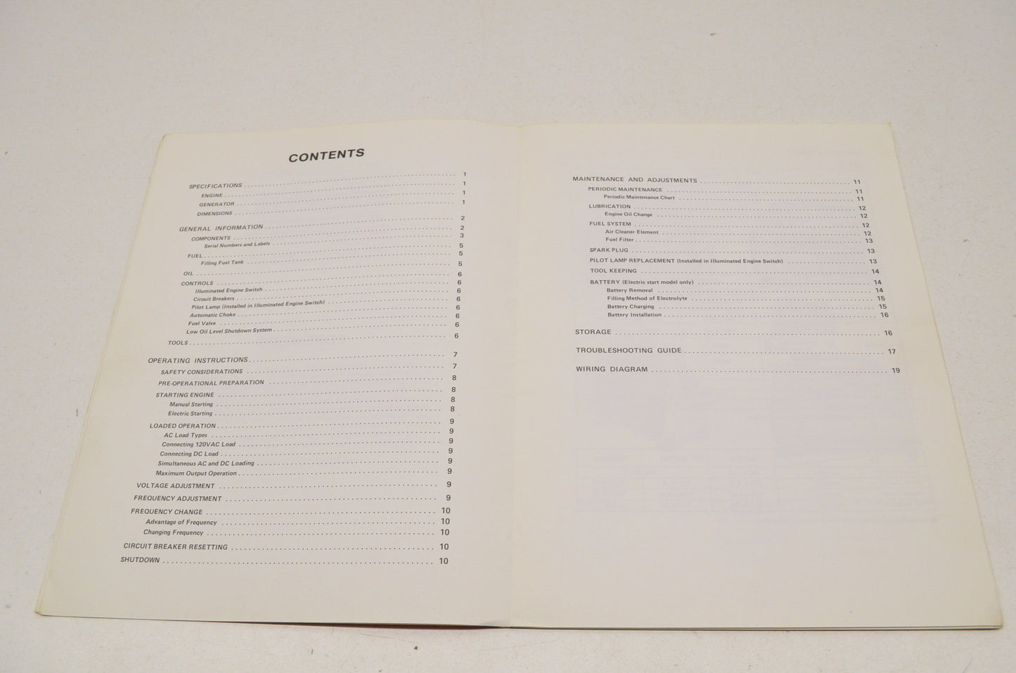 OEM Kawasaki 99920-2059 Owner's Manual GD500/700