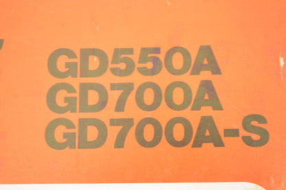 OEM Kawasaki 99920-2059 Owner's Manual GD500/700